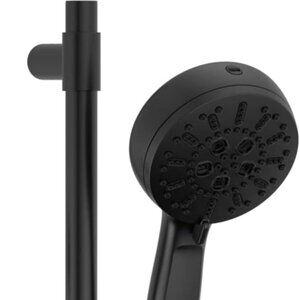Delta Matte Black Hand Shower with Slide Bar, Handheld Shower 51584-BL